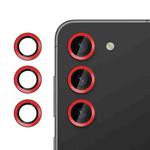For Samsung Galaxy S23 5G Kalebol No Flicker Ultra-Thin Individual Camera Lens Tempered Glass Film(Red)