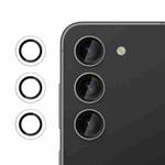 For Samsung Galaxy S23 5G Kalebol No Flicker Ultra-Thin Individual Camera Lens Tempered Glass Film(Transparent)