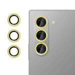 For Samsung Galaxy Z Fold6 Kalebol No Flicker Ultra-Thin Individual Camera Lens Tempered Glass Film(Gold)
