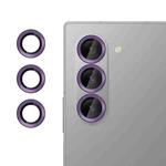 For Samsung Galaxy Z Fold6 Kalebol No Flicker Ultra-Thin Individual Camera Lens Tempered Glass Film(Purple)