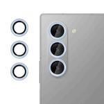For Samsung Galaxy Z Fold6 Kalebol No Flicker Ultra-Thin Individual Camera Lens Tempered Glass Film(Distant Peak Blue)