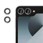For Samsung Galaxy Z Flip6 Kalebol No Flicker Ultra-Thin Individual Camera Lens Tempered Glass Film(Black)