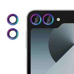 For Samsung Galaxy Z Flip6 Kalebol No Flicker Ultra-Thin Individual Camera Lens Tempered Glass Film(Colorful)