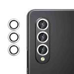 For Samsung Galaxy Z Fold3 Kalebol No Flicker Ultra-Thin Individual Camera Lens Tempered Glass Film(Silver)
