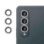 For Samsung Galaxy Z Fold4 Kalebol No Flicker Ultra-Thin Individual Camera Lens Tempered Glass Film(Graphite Gray)