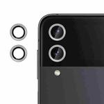 For Samsung Galaxy Z Flip4 Kalebol No Flicker Ultra-Thin Individual Camera Lens Tempered Glass Film(Graphite Gray)