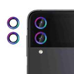 For Samsung Galaxy Z Flip4 Kalebol No Flicker Ultra-Thin Individual Camera Lens Tempered Glass Film(Colorful)