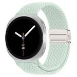 For Samsung Galaxy Watch8 / Watch8 Classic Loop Magnetic Buckle Braided Nylon Watch Band(Light Mint)