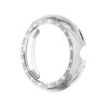 For Google Pixel Watch4 45mm Single Row Diamond Hollow PC Watch Protective Cover(Silver)