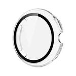 For Google Pixel Watch4 41mm Tempered Film Integrated PC Watch Protective Cover(Transparent)