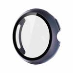 For Google Pixel Watch4 45mm Tempered Film Integrated PC Watch Protective Cover(Midnight Blue)