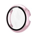 For Google Pixel Watch4 45mm Tempered Film Integrated PC Watch Protective Cover(Rose Pink)