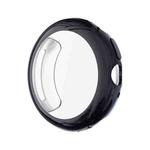For Google Pixel Watch4 41mm Full Coverage Electroplated TPU Watch Protective Cover(Black)