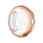 For Google Pixel Watch4 41mm Full Coverage Electroplated TPU Watch Protective Cover(Rose Gold)