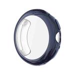 For Google Pixel Watch4 45mm Full Coverage Electroplated TPU Watch Protective Cover(Midnight Blue)