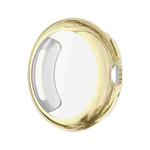 For Google Pixel Watch4 45mm Full Coverage Electroplated TPU Watch Protective Cover(Gold)