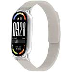 12mm Striped Soft Magnetic Silicone Watch Band(Gray)