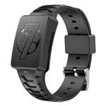 For WHOOP 4.0  Integrated TPU Watch Band(Black)