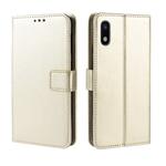 Retro Crazy Horse Texture Horizontal Flip Leather Case for Galaxy A10e , with Holder & Card Slots & Photo Frame(Gold)