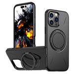 For iPhone 16 Pro Max Kalebol Magnetic MagSafe Rotation Holder PC Phone Case(Black)