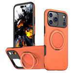 For iPhone 17 Pro Max Kalebol Magnetic MagSafe Rotation Holder PC Phone Case(Orange)
