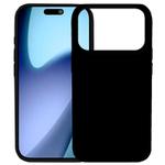 For iPhone 17 Pro Max Kalebol Solid Color Simple All-inclusive Liquid Silicone Phone Case(Black)