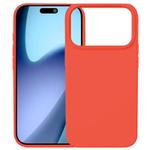 For iPhone 17 Pro Max Kalebol Solid Color Simple All-inclusive Liquid Silicone Phone Case(Orange)