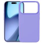 For iPhone 17 Pro Max Kalebol Solid Color Simple All-inclusive Liquid Silicone Phone Case(Purple)