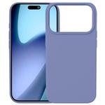 For iPhone 17 Pro Kalebol Solid Color Simple All-inclusive Liquid Silicone Phone Case(Lilac)