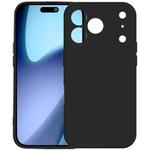 For iPhone 17 Pro Kalebol Precise Cutouts Solid Color TPU Phone Case(Black)