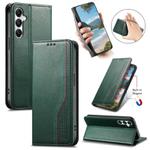 For Samsung Galaxy A26 5G Elastic Wristband Magnetic Suction Leather Phone Case(Green)