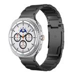 For Samsung Galaxy Watch8 / Watch8 Classic Integrated Three Beads Tortoise Buckle Metal Watch Band(Black)