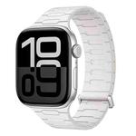 For Apple Watch 42mm / 41mm / 40mm / 38mm I-Shaped Magnetic Silicone Watch Band(Starlight)