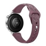 18mm Slim Reverse Buckle Ice Crystal Silicone Watch Band(Smoky Purple)