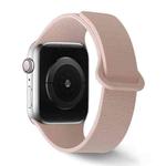 For Apple Watch 42mm / 41mm / 40mm / 38mm Lychee Pattern Magnetic Loop Silicone Watch Band(Pink Sand)
