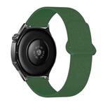 18mm Cloud Wood Grain Reverse Buckle Soft Magnetic Silicone Watch Band(Alfalfa)