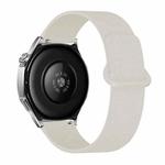 22mm Cloud Wood Grain Reverse Buckle Soft Magnetic Silicone Watch Band(Starlight)