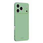 For iPhone 17 Pro Max MOFI Caring Soft Shell Liquid Silicone Skin Feel Phone Case(Matcha Green)