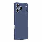 For iPhone 17 Pro MOFI Caring Soft Shell Liquid Silicone Skin Feel Phone Case(Grayish Blue)
