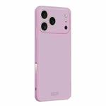 For iPhone 17 Pro MOFI Caring Soft Shell Liquid Silicone Skin Feel Phone Case(Purple)