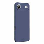 For iPhone Air MOFI Caring Soft Shell Liquid Silicone Skin Feel Phone Case(Grayish Blue)