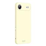 For iPhone Air MOFI Caring Soft Shell Liquid Silicone Skin Feel Phone Case(White)