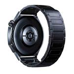 22mm I-Shaped Magnetic Metal Stainless Steel Watch Band(Black)