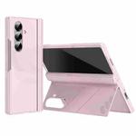 For Samsung Galaxy Z Fold6 5G Legend Piano Paint Leather Folding Phone Case(Pink)