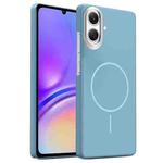 For Samsung Galaxy A05 Gold Armor PC Thin Circle MagSafe Shockproof Phone Case(Ocean Blue)