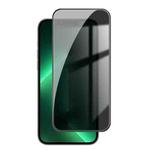 For iPhone 13 Pro Max Kalebol High-Aluminum Screen-Printed Full-Coverage Anti-Fingerprint Black-Border Privacy Tempered Glass Film