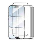 For iPhone Air 5pcs ENKAY Thickened Glue No White Edge High Aluminum-silicon Tempered Glass Film