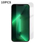 For iPhone 13 Pro Max Kalebol 10pcs High-Aluminum Semi-Screen Anti-Fingerprint HD Tempered Glass Film