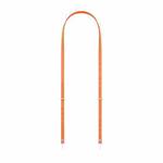 Nylon Magnetic Adjustable Crossbody Strap Phone Anti-Theft Lanyard for iPhone 17 Series(Orange)