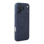 For iPhone 17 Pro ENKAY MagSafe Matte TPU Phone Case with Lens Film(Dark Blue)